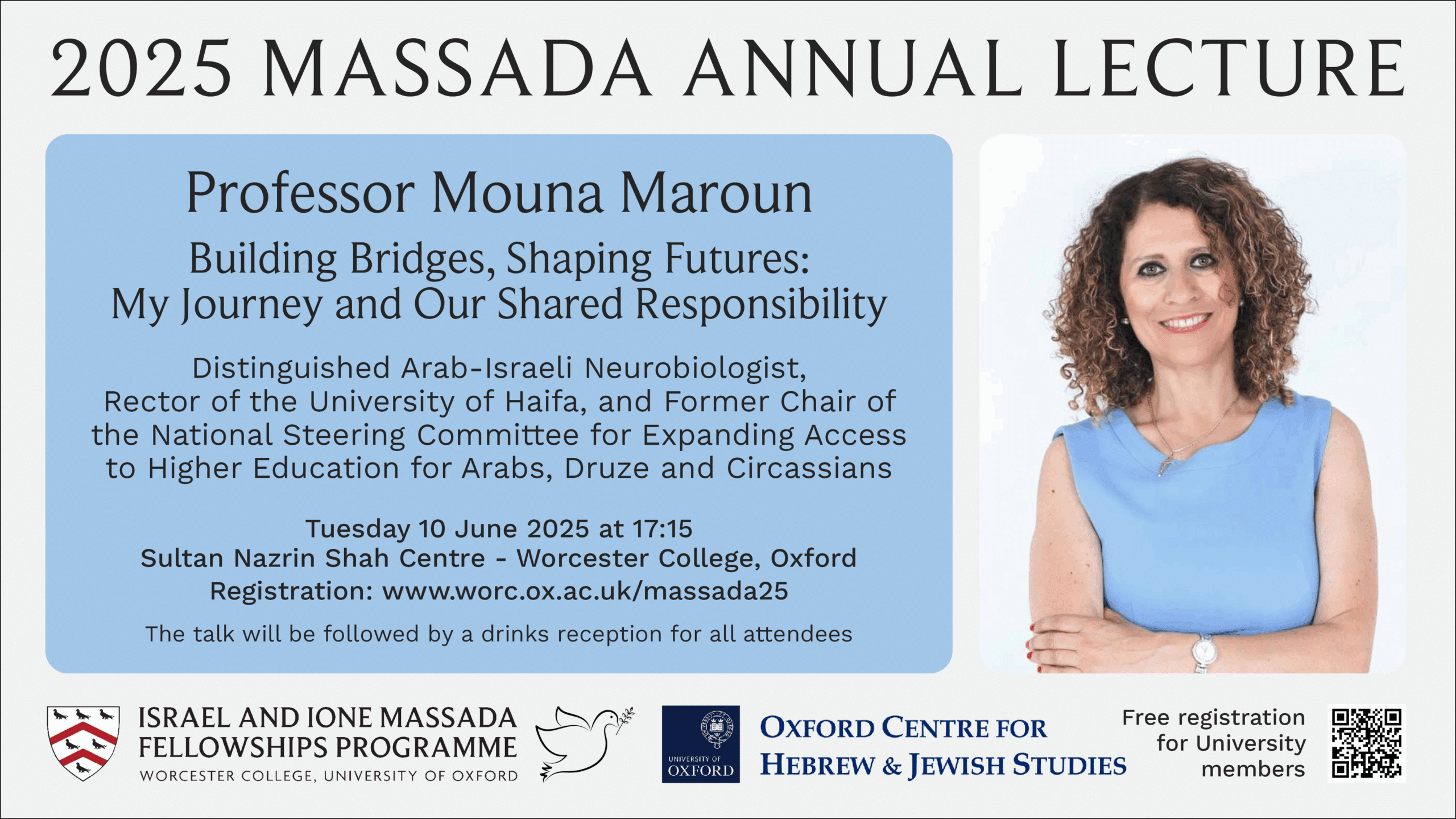 Massada Annual Lecture: Mouna Maroun